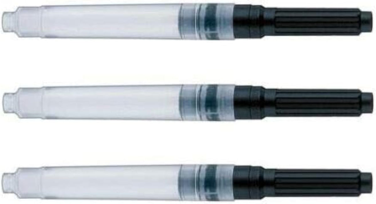 Schmidt K1 Economy Push In Fountain Pen Ink Converter, Standard International Standard Size, (Pack of 3)