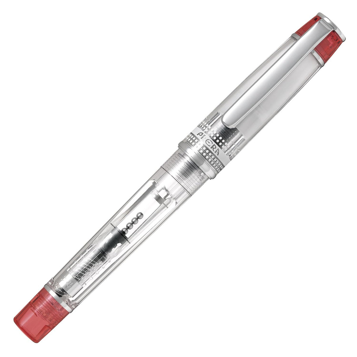 Pilot Prera Iro-Ai Medium-Nib Transparent Green Body Fountain Pen (FPRN-350R-TLGM)