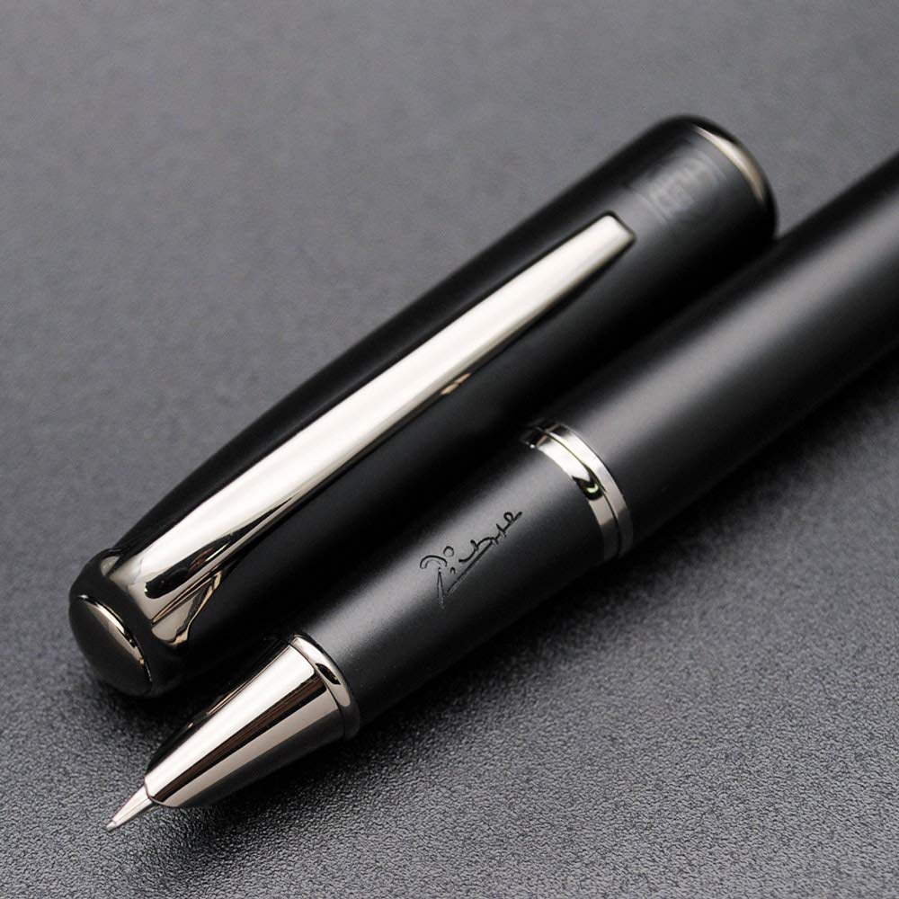 Picasso 916 Malage Fountain Pen Original Box New Version (Polar Night Black, Medium Nib 0.7mm)