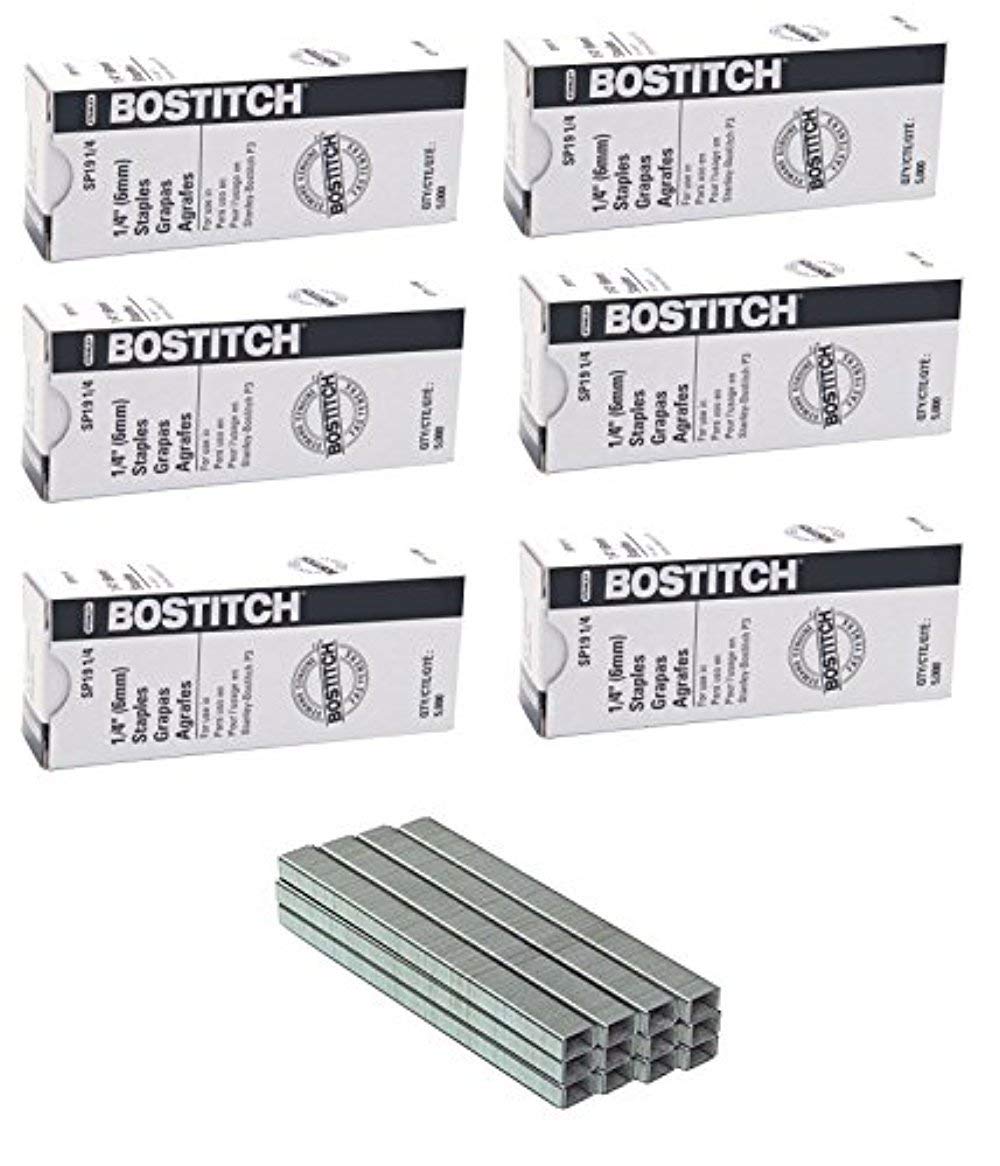 P3 Plier Stapler Specialty Staples (6 Boxes of 5000)
