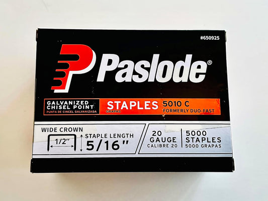 Duo-Fast 5010C - 5/16-Inch x 20 Gauge Chisel Staples