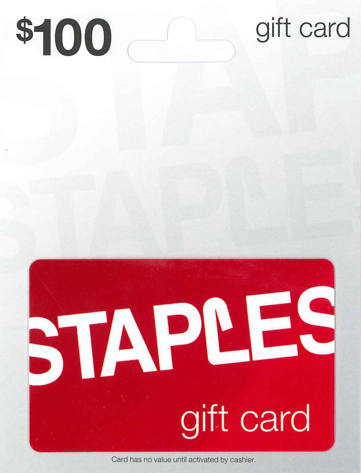 STAPLES Physical Gift Card - $50