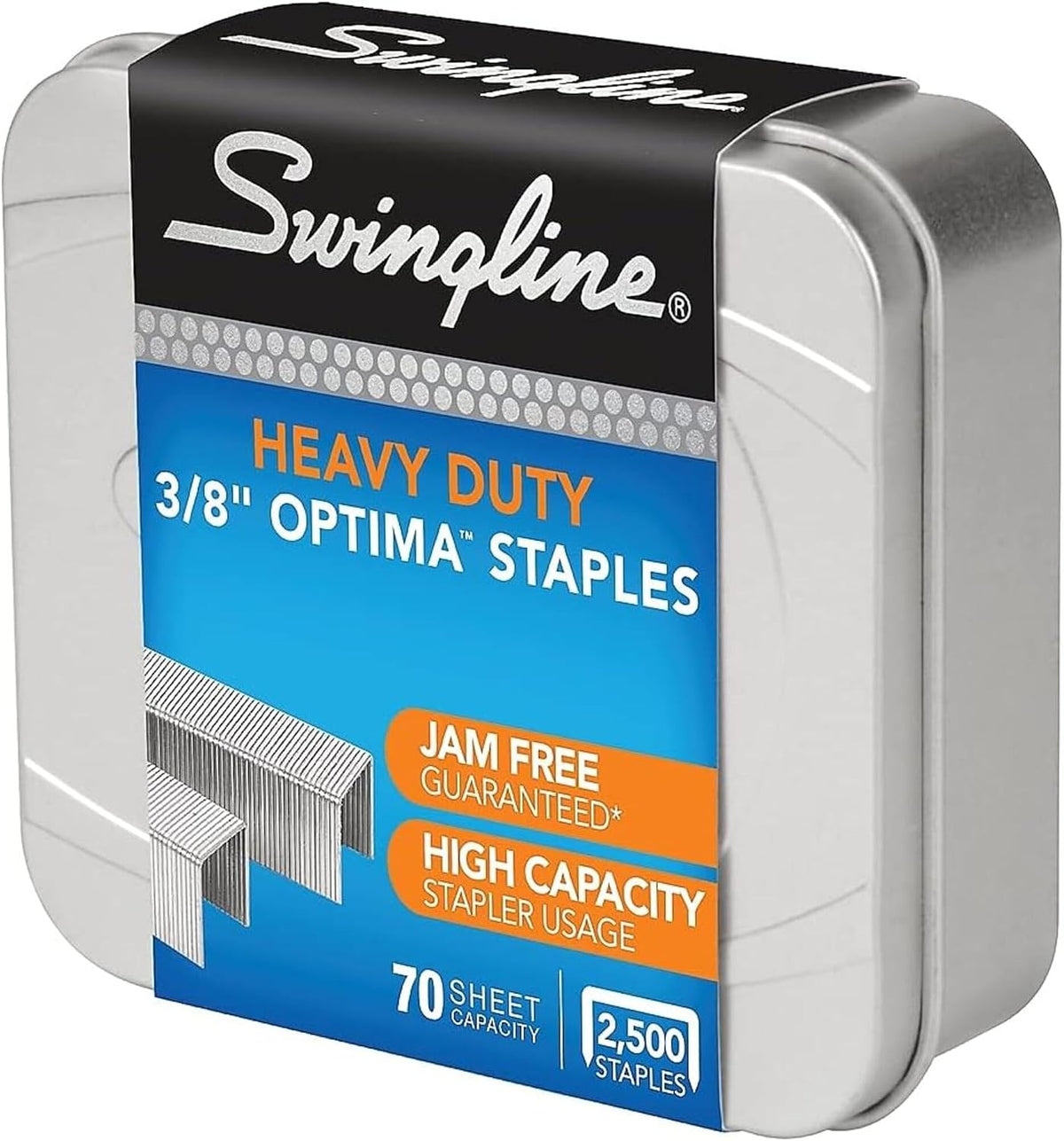 Swingline 35550 Optima High-Capacity Staples 3/8-Inch Leg 2 500/Box