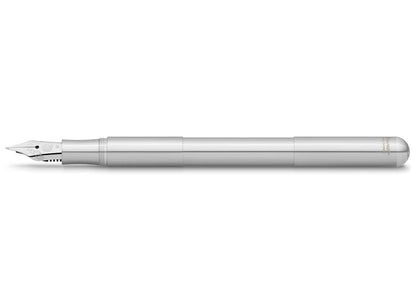 Kaweco SUPRA Fountain Pen Black I Exclusive Fountain Pen for Ink Cartridges Including Retro Metal Box I Fountain Pen 16.5 cm I Nib: F (Fine)