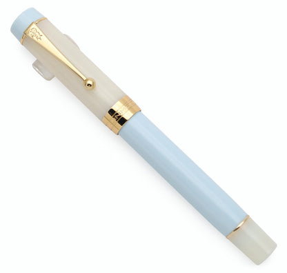 JINHAO 100 Fountain Pen with Ink Converter (Medium Nib 0.7mm, Light Blue)