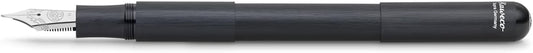 Kaweco SUPRA Fountain Pen Black I Exclusive Fountain Pen for Ink Cartridges Including Retro Metal Box I Fountain Pen 16.5 cm I Nib: F (Fine)