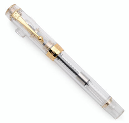 JINHAO 100 Fountain Pen with Ink Converter (Medium Nib 0.7mm, Light Blue)