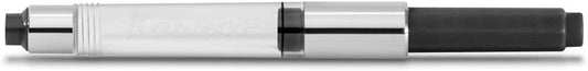 Kaweco Standard Converter Pearl Black Chrome for Fountain Pens from SUPRA, SPECIAL, STUDENT, DIA2, PERKEO series | Ink Converter Fountain Pen with 0.82 ml/ 0.03 oz Filling Capacity