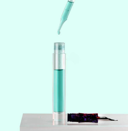Lanxivi Majohn C1 Fountain Pen Medium Nib, Clear Transparent Acrylic Resin, Mini Pocket Pen, Eyedropper,Cartridges and Converter Filling