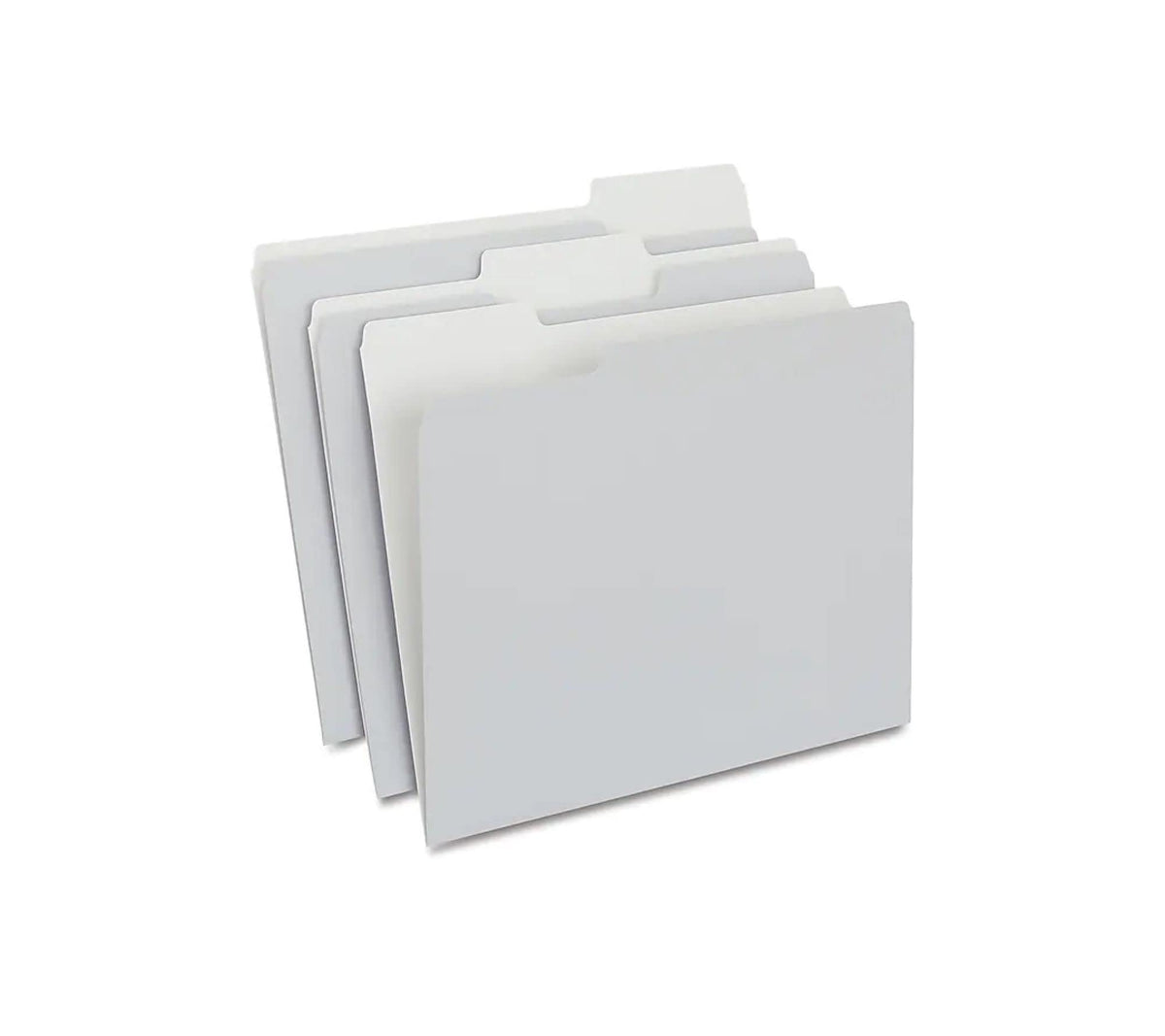 Staples File Folders, Letter Size, 1/3-Cut Tabs, Manila, 100/Pack