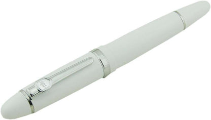 Lanxivi Jinhao 159 Fountain Pen Snow White Color Silver Trim with Removeable Converter