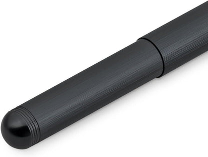 Kaweco SUPRA Fountain Pen Black I Exclusive Fountain Pen for Ink Cartridges Including Retro Metal Box I Fountain Pen 16.5 cm I Nib: F (Fine)