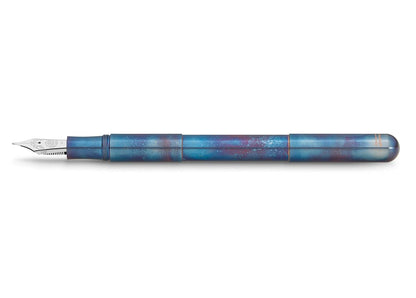 Kaweco SUPRA Fountain Pen Black I Exclusive Fountain Pen for Ink Cartridges Including Retro Metal Box I Fountain Pen 16.5 cm I Nib: F (Fine)
