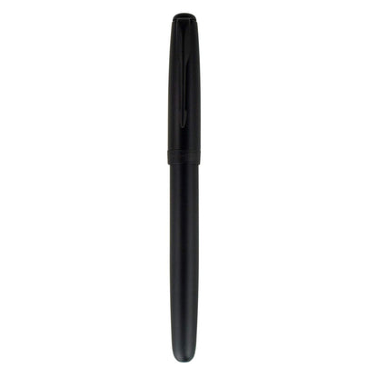 Jinhao HongYun 75 Fountain Pen, Chiseled Silver, Fine Nib With Ink Converter, Dark grew Trim, Gift Box