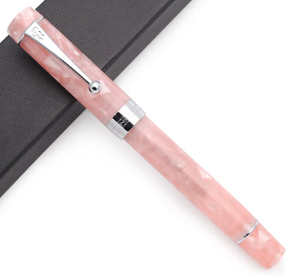 JINHAO 100 Fountain Pen with Ink Converter (Medium Nib 0.7mm, Light Blue)