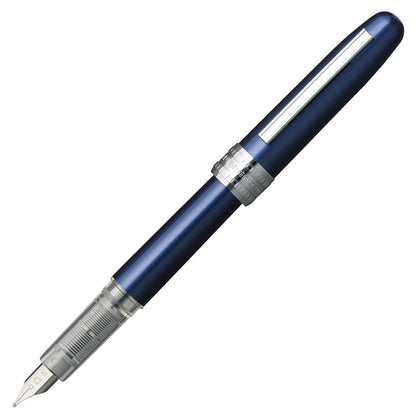 Platinum Fountain Pen, Plaisir Medium Nib, Frosty Blue (PGB-1000B-#57-M)