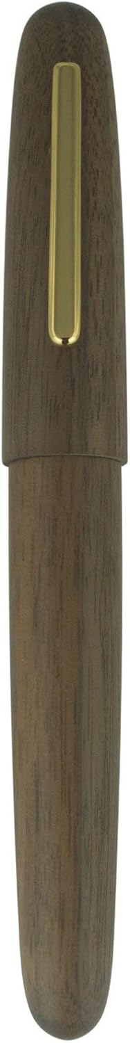 Jinhao Heritage 9056 Wooden Vintage Fountain Pen, Walnut wood Antique Natural Pens, Fine Nib With Refillable Ink Converter, Handcrafted Collection Gift Case Set