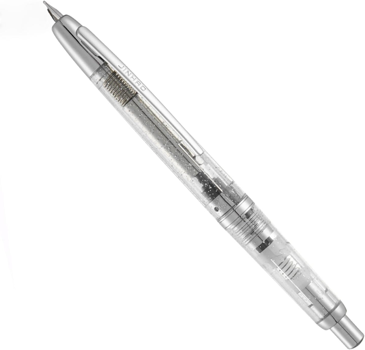 Lovely Ice Blue! JINHAO 20 Resin Press Fountain Pen F Nib Writing Ink Pen with Converter School Office Stationery Gift
