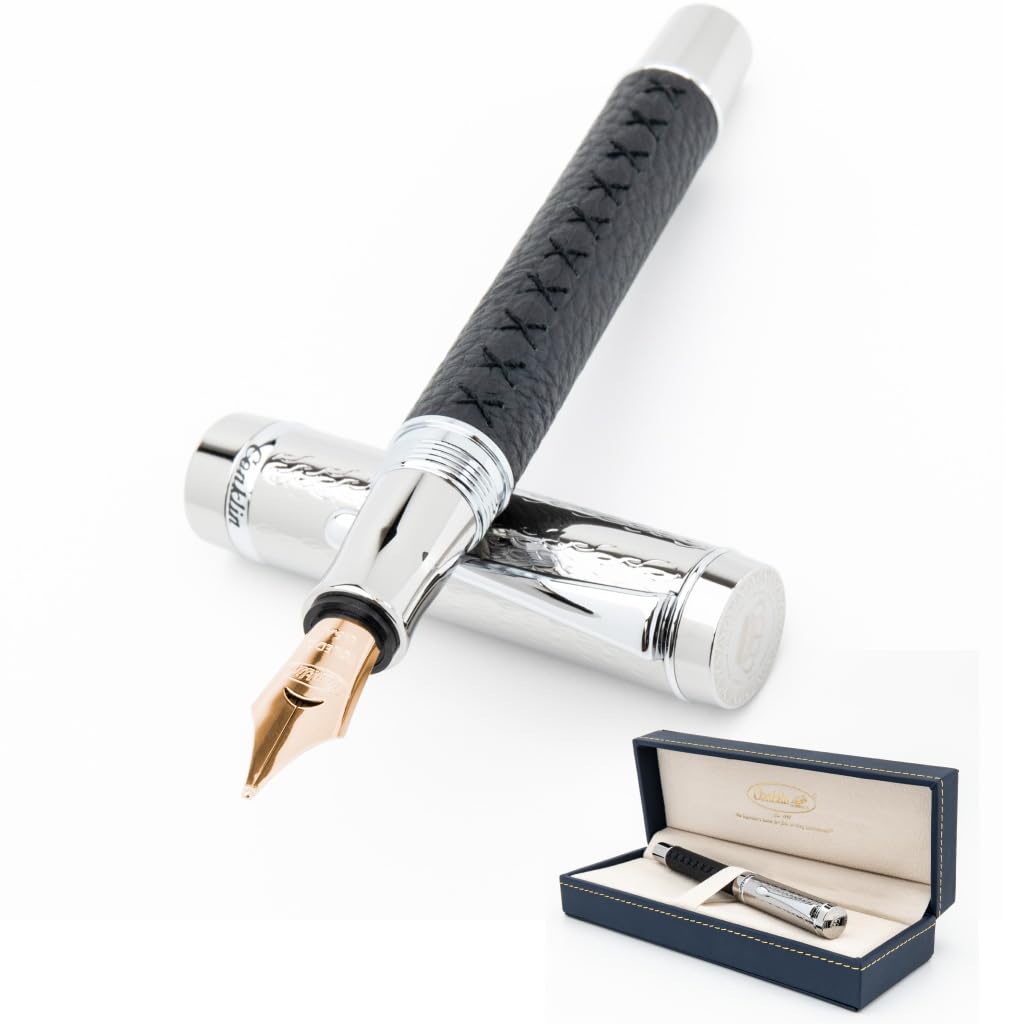 Conklin Duragraph Special Edition Fountain Pen Voyager - Broad Nib, Unique Writing Instrument with Birchwood Barrel