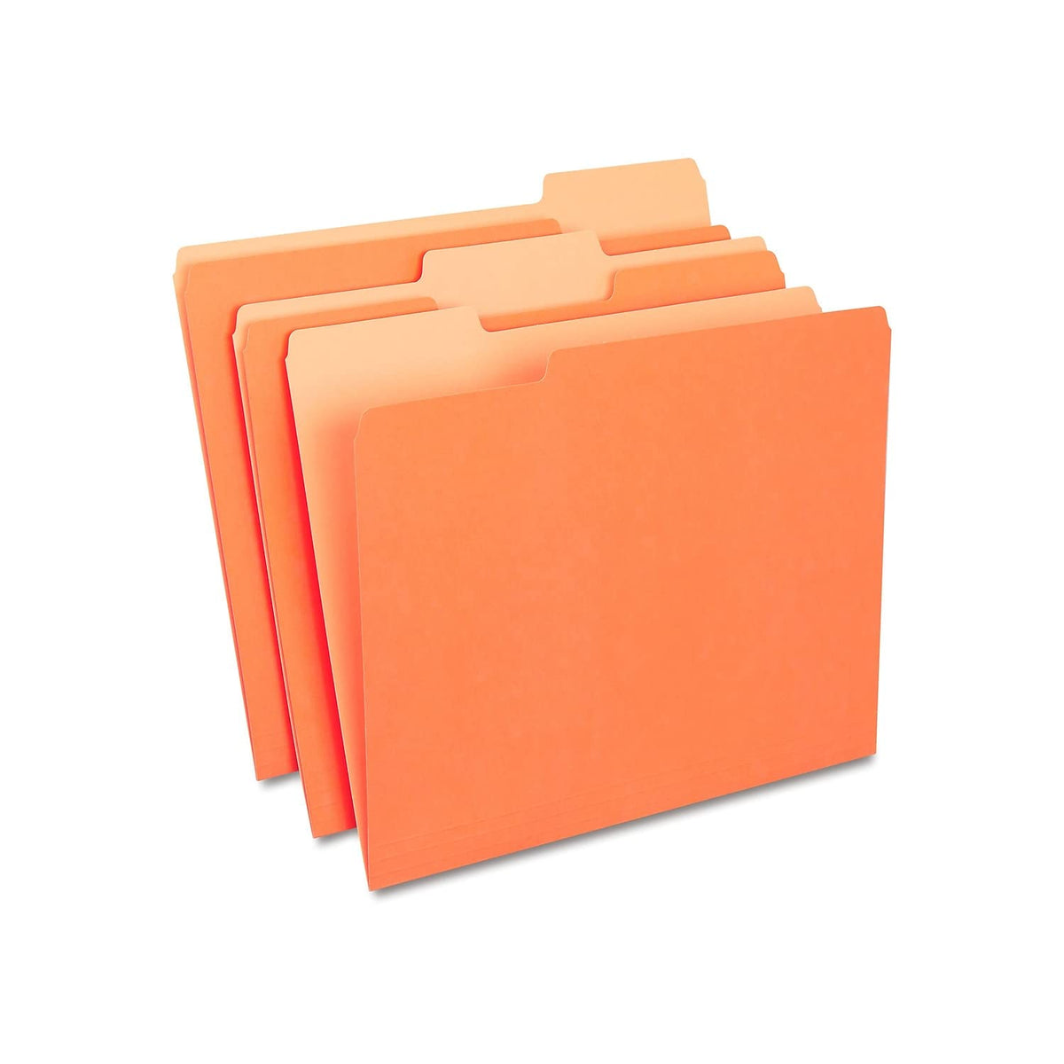 Staples File Folders, Letter Size, 1/3-Cut Tabs, Manila, 100/Pack