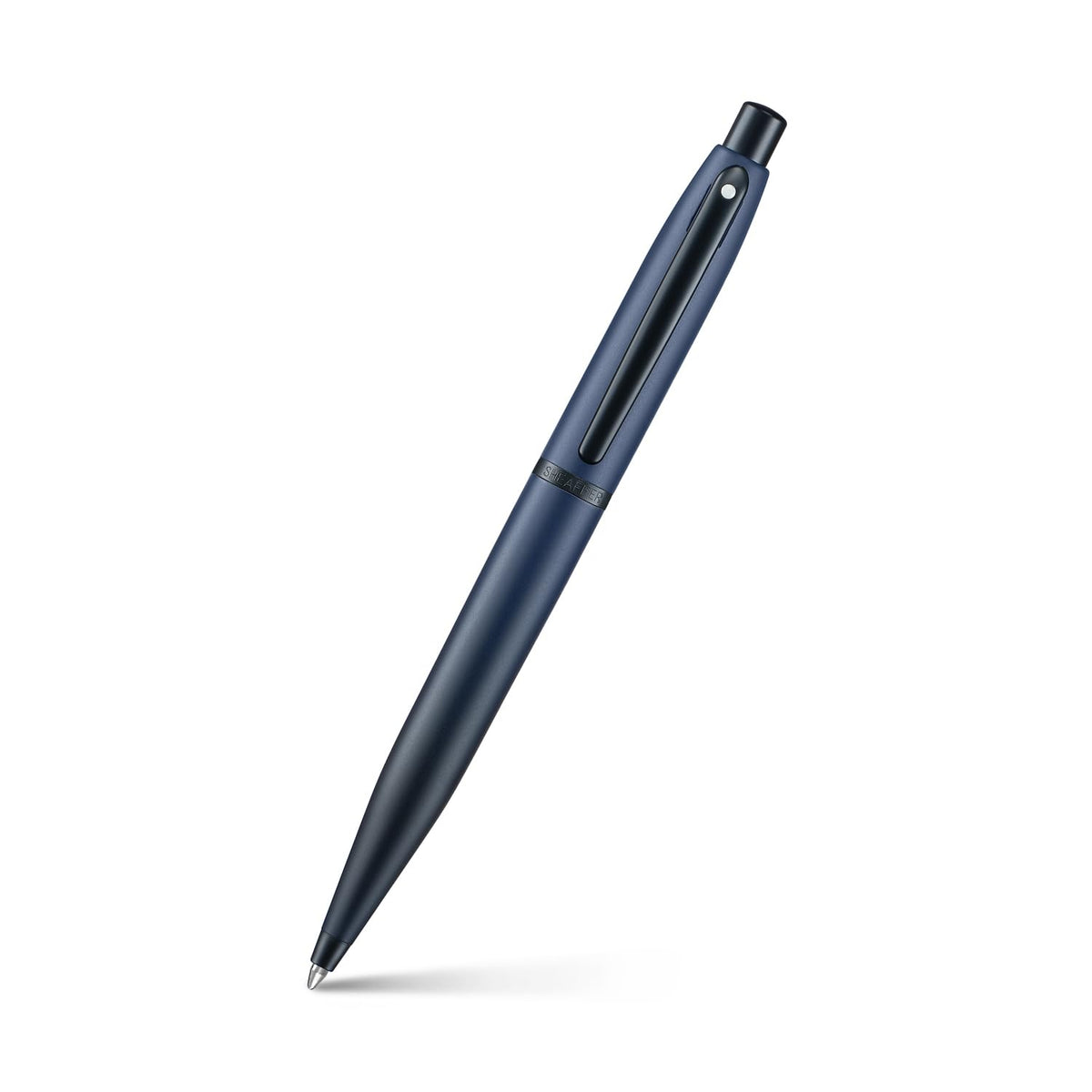 Sheaffer VFM Fountain Pen | E9429 Matt Blue with Black Trims with PVD | Fine Nib with Converter | Premium Fountain Pen