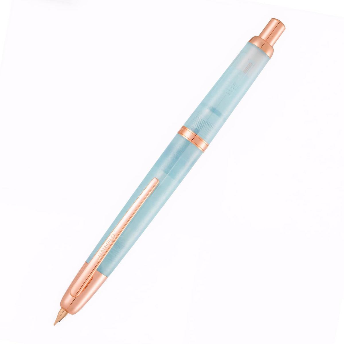 Lovely Ice Blue! JINHAO 20 Resin Press Fountain Pen F Nib Writing Ink Pen with Converter School Office Stationery Gift