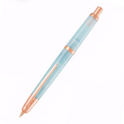 Lovely Ice Blue! JINHAO 20 Resin Press Fountain Pen F Nib Writing Ink Pen with Converter School Office Stationery Gift