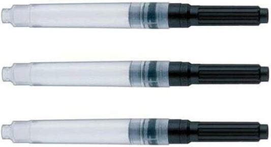 Schmidt K1 Economy Push In Fountain Pen Ink Converter, Standard International Standard Size, (Pack of 3)