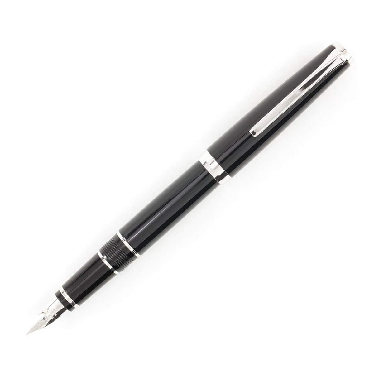 PILOT Metal Falcon Collection Fountain Pen, Brown Barrel, Fine Nib (60572)