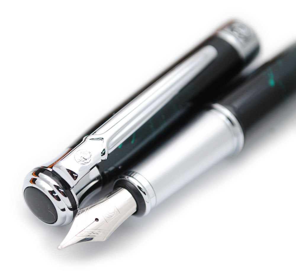 czxwyst Picasso 903 Sweden Flower King Fountain Pen Original Box (Black)
