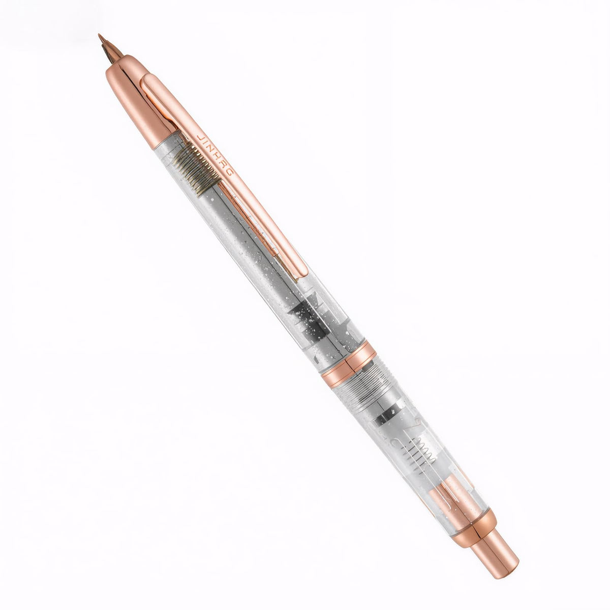 Lovely Ice Blue! JINHAO 20 Resin Press Fountain Pen F Nib Writing Ink Pen with Converter School Office Stationery Gift