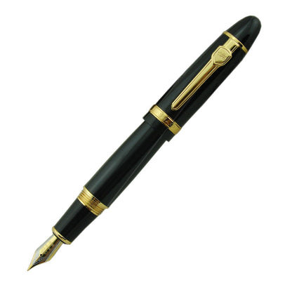 Lanxivi Jinhao 159 Fountain Pen Snow White Color Silver Trim with Removeable Converter