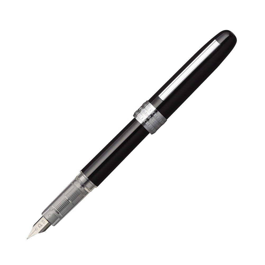 Platinum Fountain Pen, Plaisir Medium Nib, Frosty Blue (PGB-1000B-#57-M)