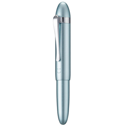 HONG DIAN M1 Fountain Pen Fine Nib, Purple & Submarine Shape Aluminium Short Mini Pocket Travel Pen