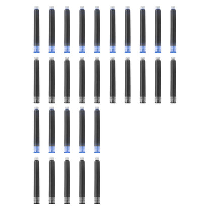 YUNCHUN 40PCS Fountain Pen Ink Refills, 3.4 mm Ink Cartridges Sets for Hongdian, Ink Pen Writing Supplies International Standard Ink Refills, Smooth Writing, Large Capacity and Easy Carry Black + Blue