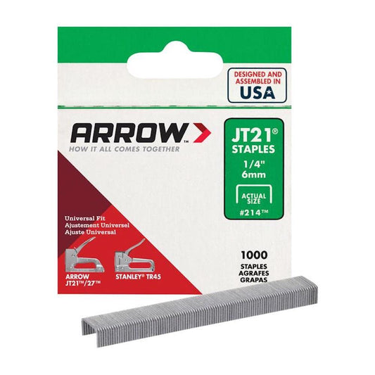 STAPLE JT21 1/4" 1000PK