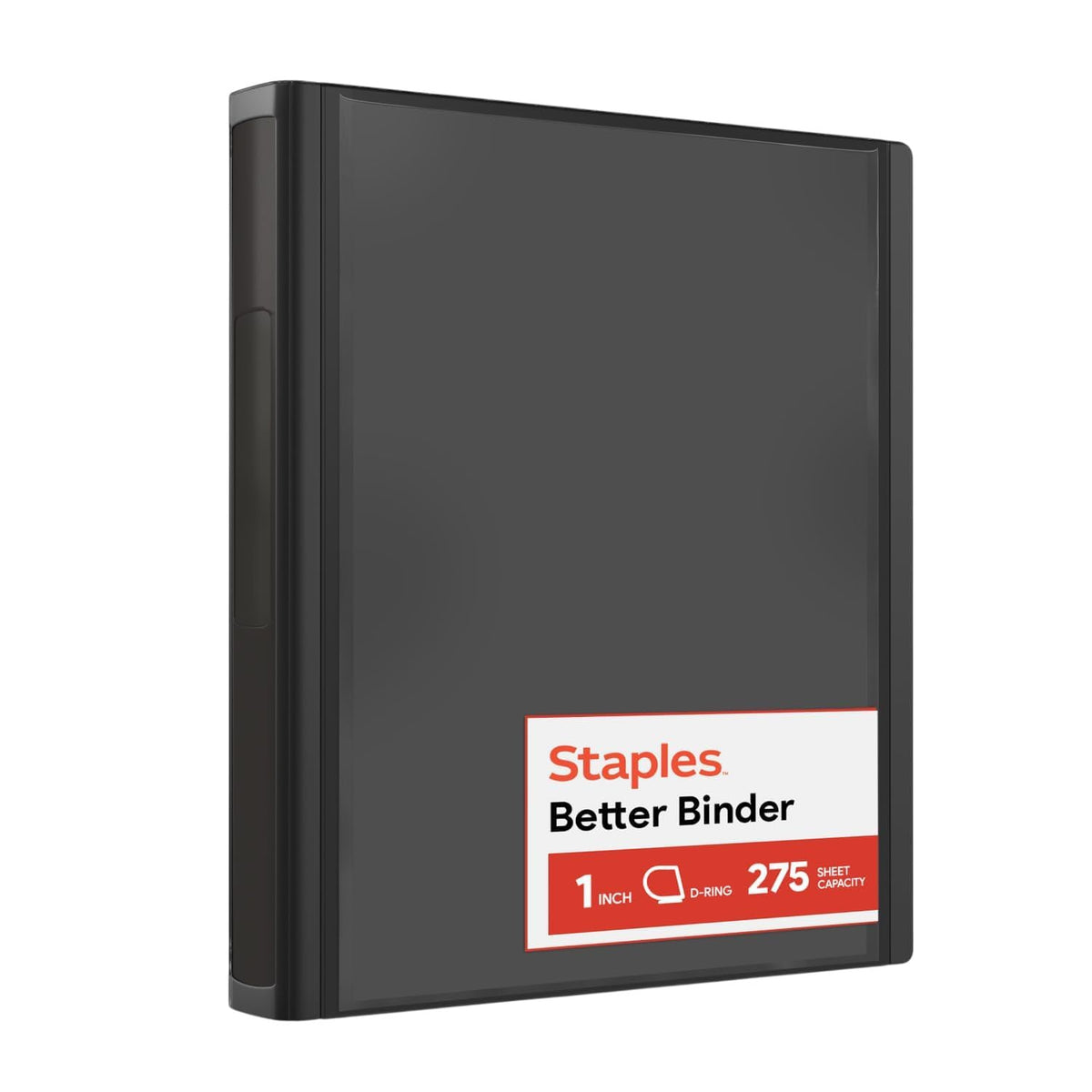Staples Better Binder, 3 Inch D-Ring, Blue, Reinforced Rubber Spine