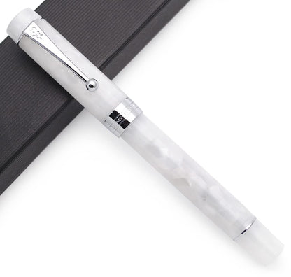 JINHAO 100 Fountain Pen with Ink Converter (Medium Nib 0.7mm, Light Blue)
