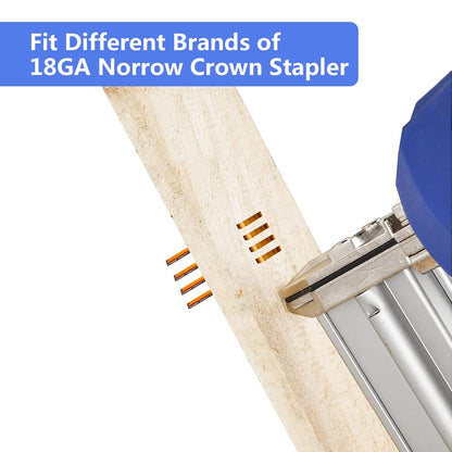 18GA 1/4" Narrow Crown Staples 1/2",3/4",1",1-1/4",1-1/2",2000 PCS