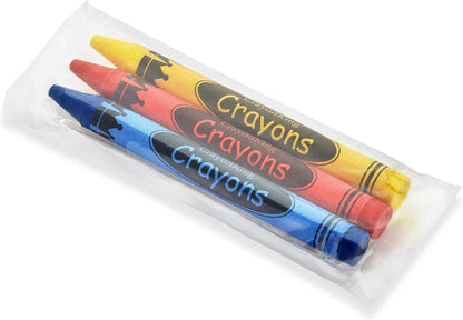 CrayonKing 720 Bulk Crayons, 240 Cello 3-Packs, Party Favors