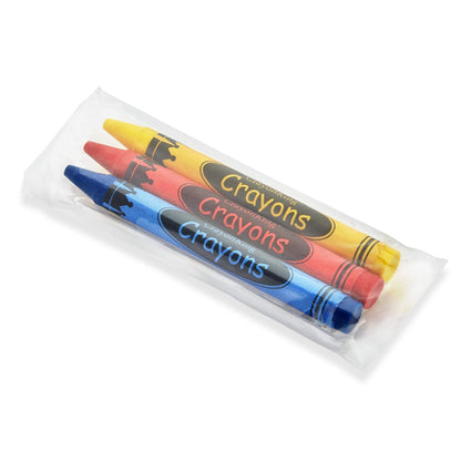 CrayonKing 720 Bulk Crayons, 240 Cello 3-Packs, Party Favors