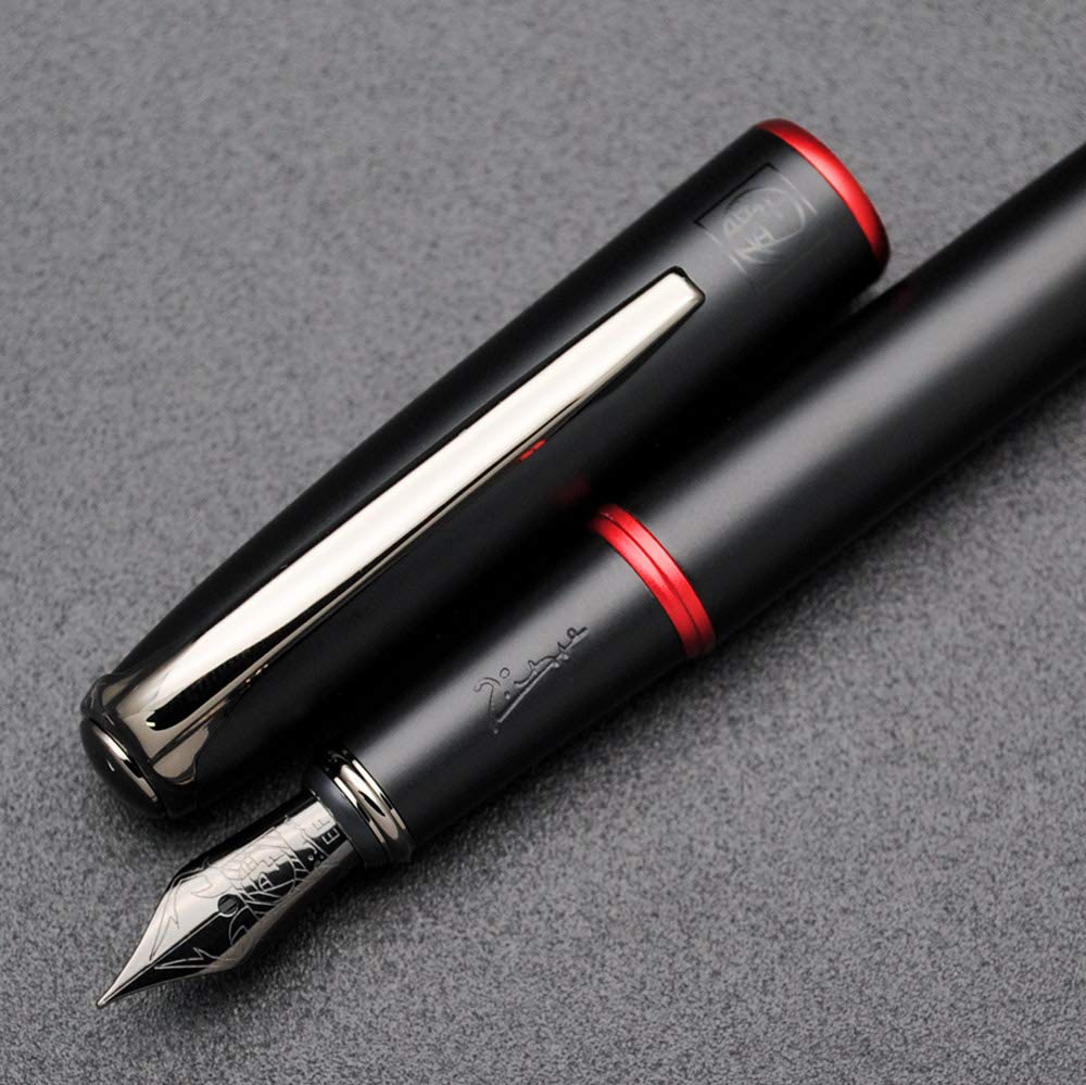 Picasso 916 Malage Fountain Pen Original Box New Version (Polar Night Black, Medium Nib 0.7mm)
