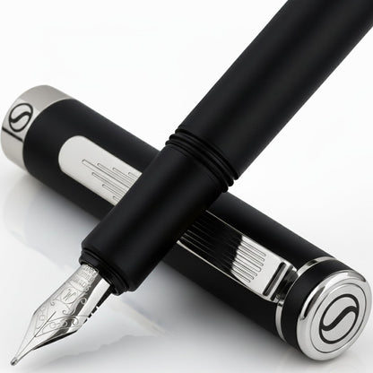 Scriveiner Gold Pocket Fountain Pen, Superb Luxury Pen Gift for Men & Women