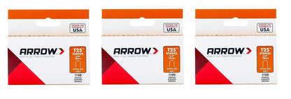 Arrow Fastener 256 Genuine T25 3/8-Inch Staples (3 Pack)