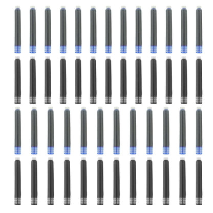 YUNCHUN 40PCS Fountain Pen Ink Refills, 3.4 mm Ink Cartridges Sets for Hongdian, Ink Pen Writing Supplies International Standard Ink Refills, Smooth Writing, Large Capacity and Easy Carry Black + Blue