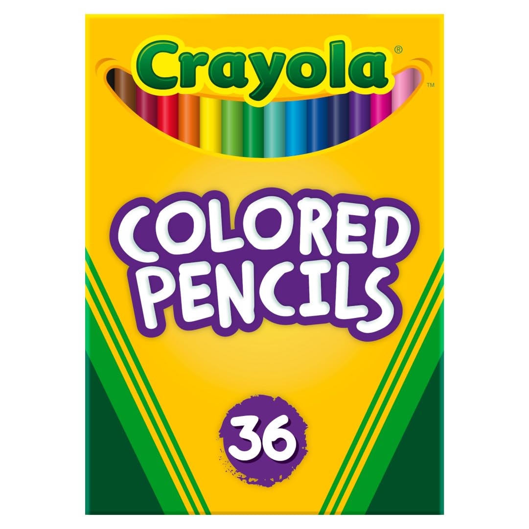 Crayola Colored Pencils Set for Kids (120ct), Cute School Supplies