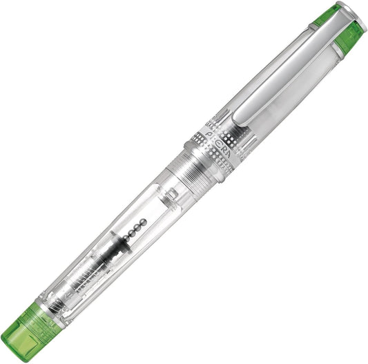 Pilot Prera Iro-Ai Medium-Nib Transparent Green Body Fountain Pen (FPRN-350R-TLGM)