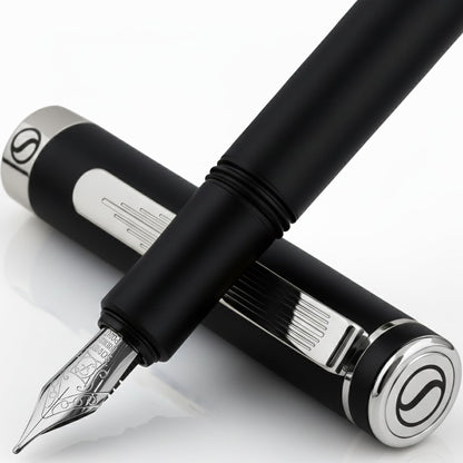 Scriveiner Gold Pocket Fountain Pen, Superb Luxury Pen Gift for Men & Women