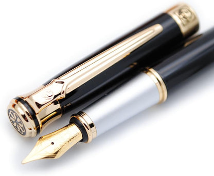 czxwyst Picasso 903 Sweden Flower King Fountain Pen Original Box (Black)