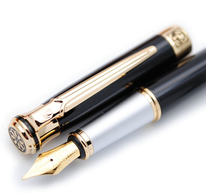 czxwyst Picasso 903 Sweden Flower King Fountain Pen Original Box (Black)